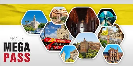 Las 3 mejores opciones en Sevilla: MegaPass Classic con el Alcázar, la Catedral y un crucero por el río