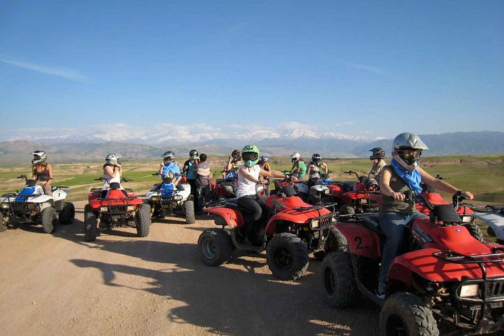 Excursión en quad por Marrakech en el palmeral del desierto de Marrakech