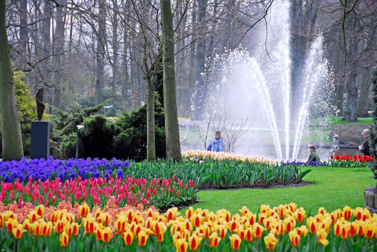 Recorrido de día completo por la campiña holandesa y los jardines Keukenhof desde Bruselas