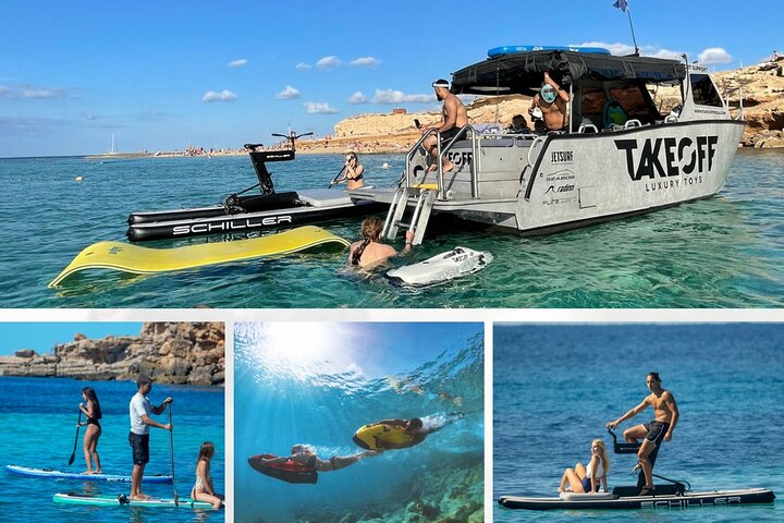 Tour en barco ibiza - SEABOB - Tablas de paddle surf