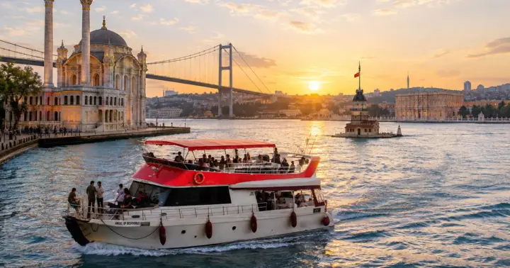 Estambul: paseo en yate al atardecer por el Bósforo o paseo en barco con cena
