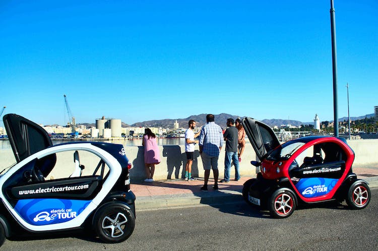 Tour privado por Málaga en coche eléctrico