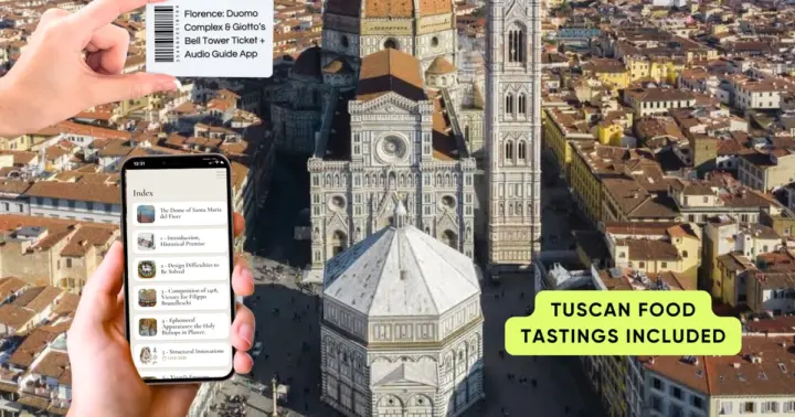 Ticket programado para el campanario de Giotto en Florencia con AudioApp