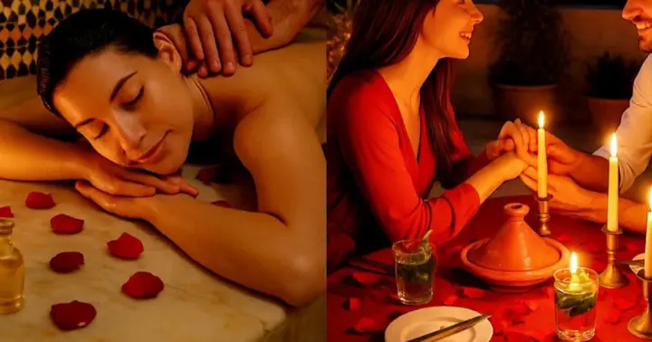 Marrakech: Gozosa Escapada al Spa y Cena Romántica a la Luz de las Velas
