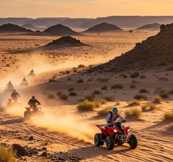 Marrakech: cena en el desierto de Agafay, quad, camello, hammam y masaje