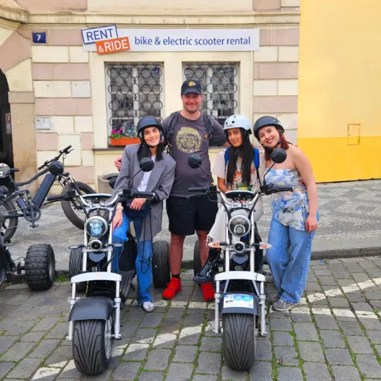 The Best ❤️ Trike Prague city tour live guided in English