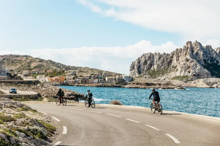 Desde Marsella: tour guiado en bicicleta eléctrica a la Calanque de Sormiou