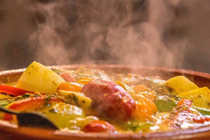 Clase de cocina marroquí con visita al mercado y comida