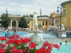 Entrada al Balneario Széchenyi