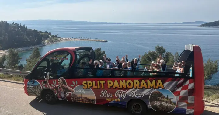 Split Sightseeing: Open Bus, Vidilica and Audio Walking Tour