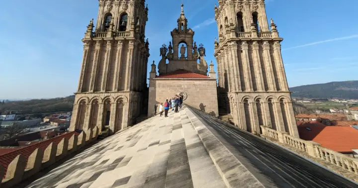 Santiago de Compostela: Visita a la catedral y los tejados de la torre de la Carraca