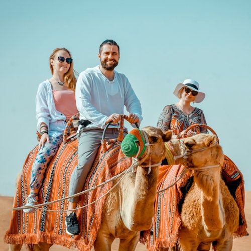Abu Dhabi Grand Mosque & Dubai Desert Safari: Combo Tour