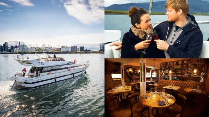 Reykjavik: Harbor Cruise with 3-Course Dinner
