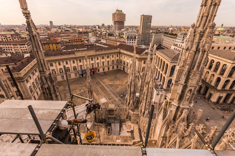 Visita sin colas a la azotea de la Catedral de Milán