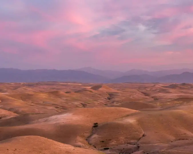 Dinner at Agafay Desert In Berber Camp with Sunset And Show