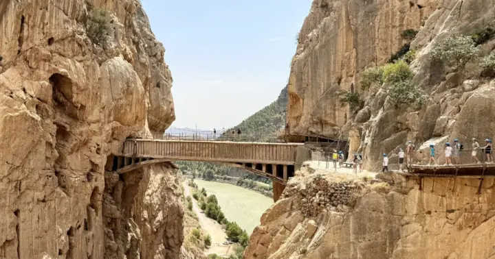 Desde Málaga: tour de tarde a la sombra por el Caminito del Rey