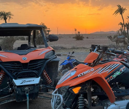 Paseo en quad de 2 horas por el palmeral de Marrakech
