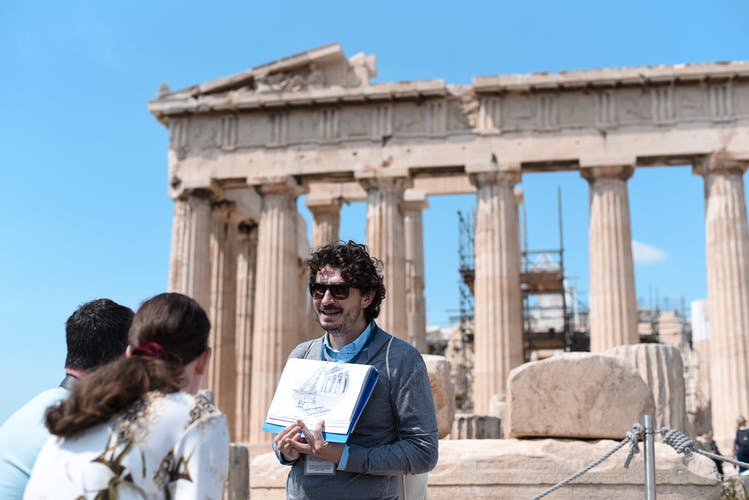 Visita guiada privada en grupo a la Acrópolis y al Museo de Mitología