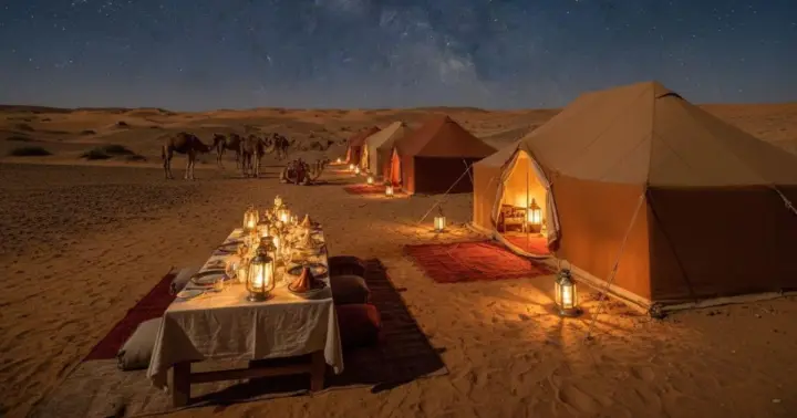 Marrakech: excursión de 1 día al desierto de Agafay con almuerzo y piscina