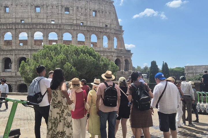 Coliseo Foro Romano y Colina Palatina pequeña excursión