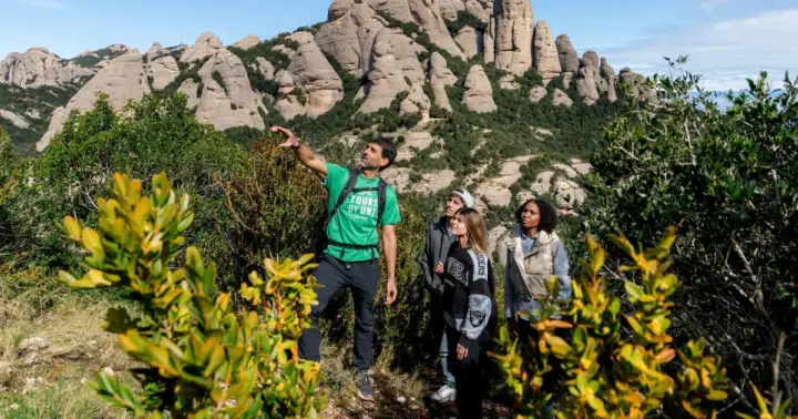Monasterio de Montserrat y ruta de senderismo desde Barcelona (máx. 8 personas)