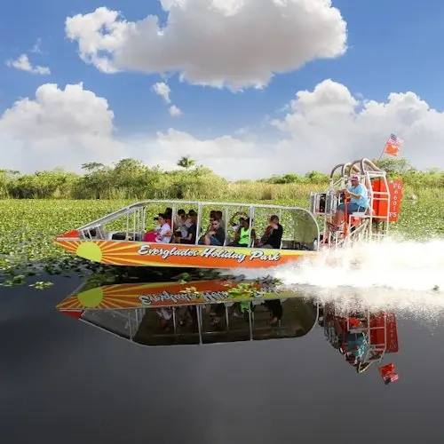Miami: Excursión en hidrodeslizador por los Everglades, paseo en barco por la bahía de Biscayne y autobús descapotable