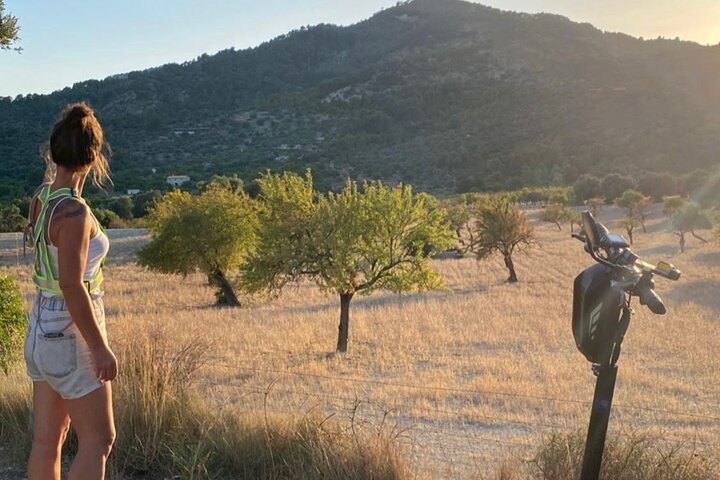 Excursión autoguiada al Brunch en E Scooter en Mallorca