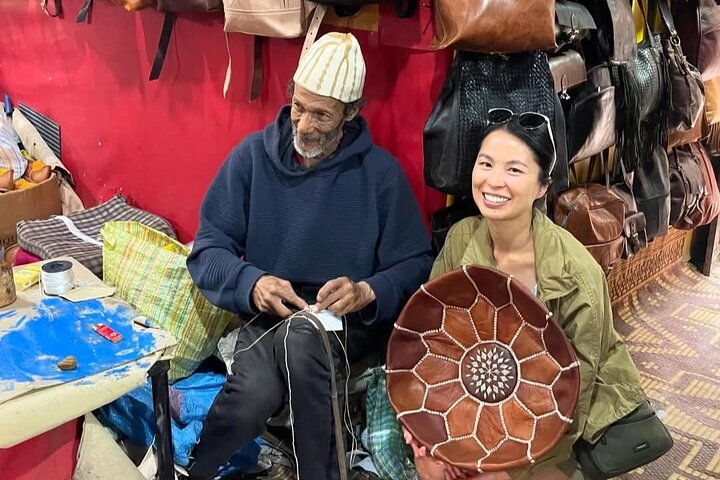Caza del tesoro del zoco en Marrakech : Artesanía oculta.