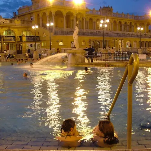 Balneario Széchenyi: Entrada + Casa de palmeras con aperitivo y cóctel