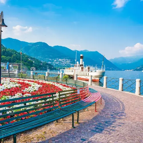 Lago Como y Bellagio: Crucero en barco desde Milán