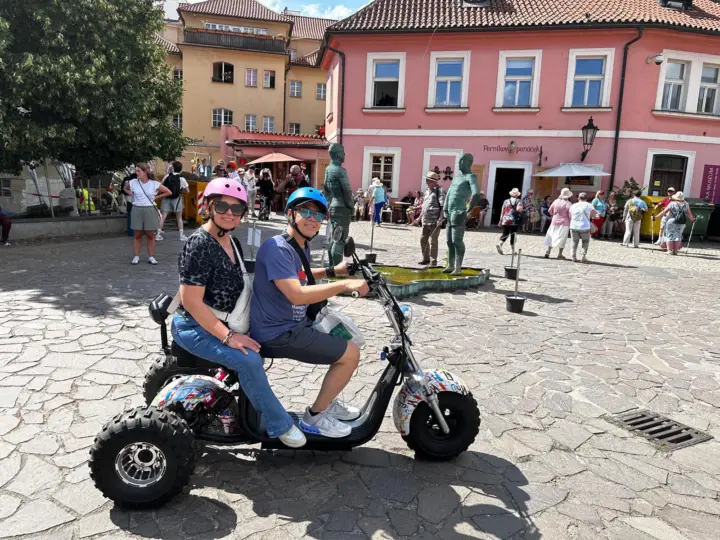 Prague Monastery & Panoramic Viewpoint Electric Trike Tour