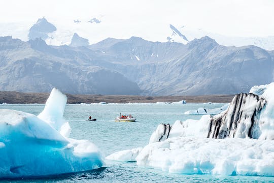 Excursión a la laguna glaciar Jökulsárlón con paseo en barco