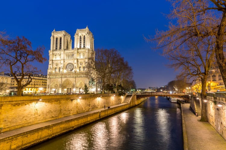 Crucero turístico con champán desde Notre Dame de París