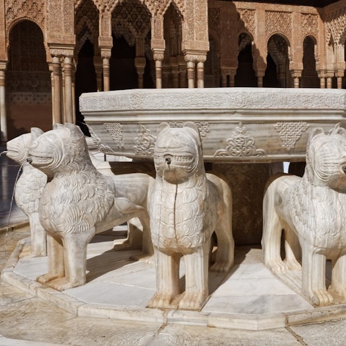 Alhambra y Palacios nazaríes: Entrada a primera hora de la tarde