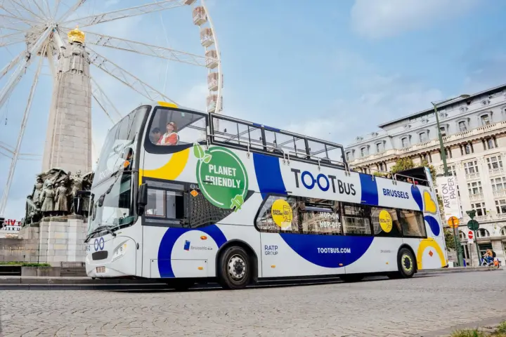 Bruselas: tour en autobús turístico con paradas libres& Museo Mundial de la Cerveza Belga