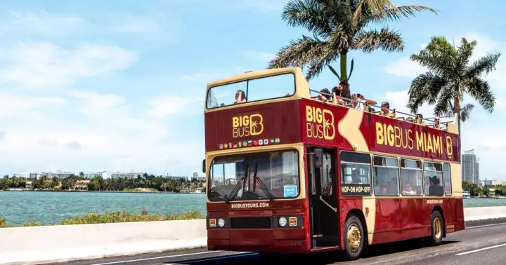 Miami: Hop-on Hop-off Open-top Bus Tour with Optional Cruise