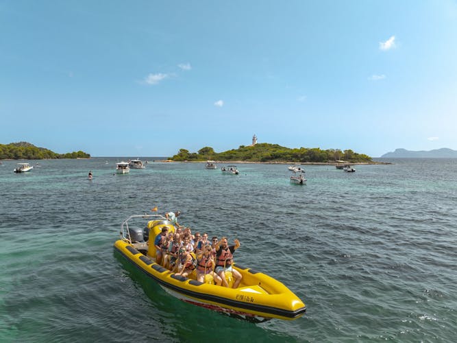 Aventura en lancha rápida en Mallorca