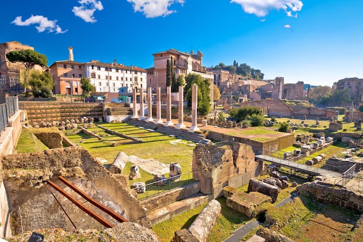 Visita guiada al Foro Romano, el Monte Palatino y la Domus romana