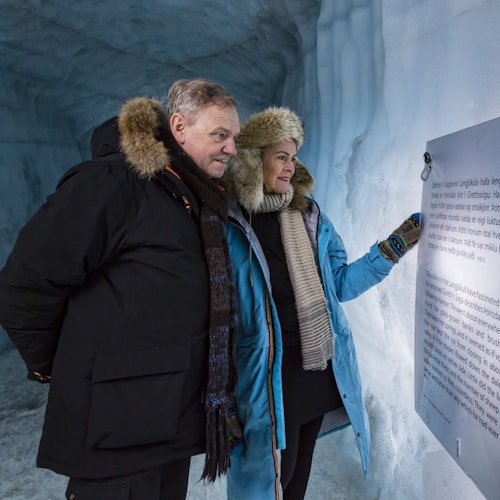 Langjökull Glaciar: Excursión guiada con transporte desde Reikiavik