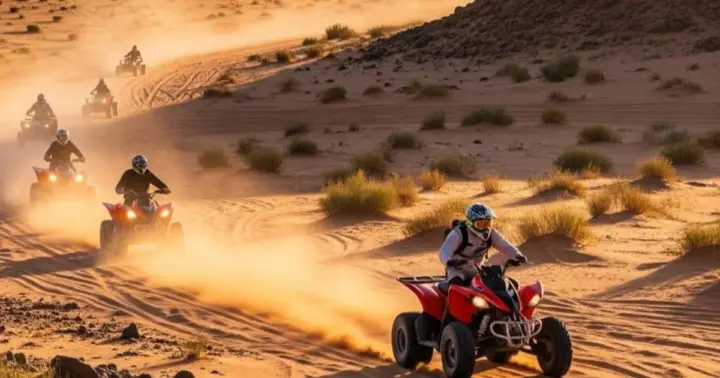 Marrakech: cena en el desierto de Agafay, quad, camello, hammam y masaje