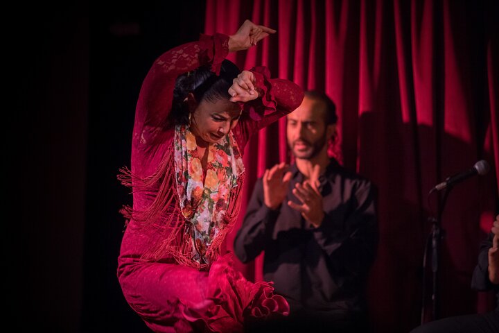 Espectáculo auténtico de flamenco. Alegria y gastronomia Málaga