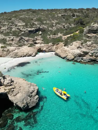 Mallorca: Tour en barco por Caló des Moro y Cala Marmols