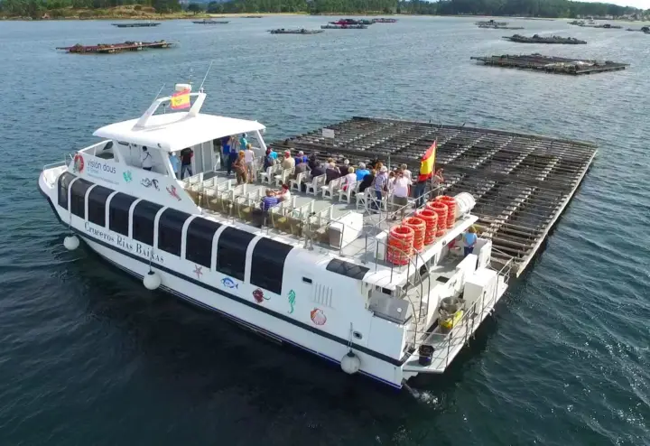 Desde Santiago: Tour a las Rías Baixas con excursión en barco y bodega
