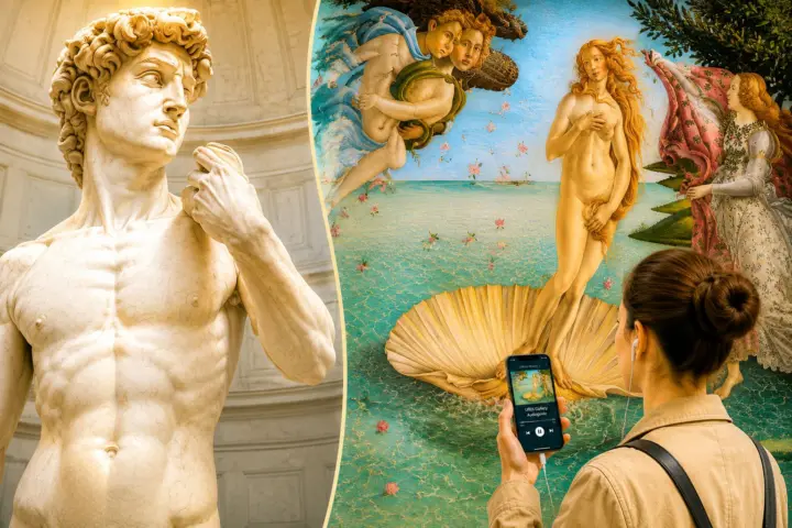 Hitos de Florencia: visita a las galerías de la Academia y de los Uffizi
