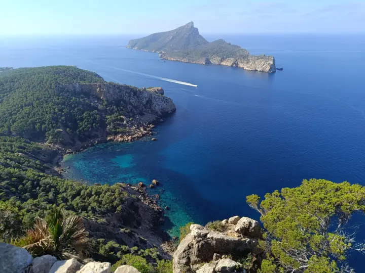 Ruta de senderismo por la costa de Mallorca y degustación local con vistas a Dragonera