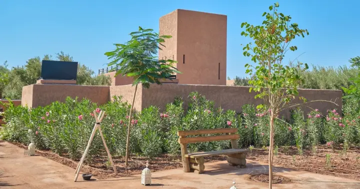 Jardín Ocre Marrakech: Entrada