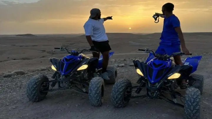 Marrakech Agafay Desert Private Excursion by Motocross or Raptor 700