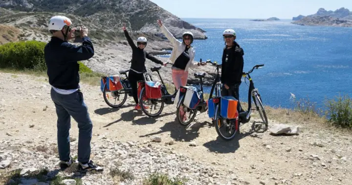 Marsella: Excursión de un día en bicicleta eléctrica por las Calanques