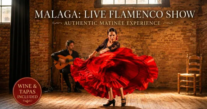 Málaga: espectáculo de flamenco en vivo — Tapa incluida