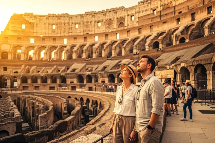 Roma: tour guiado por la arena del Coliseo, el Foro y el Palatino